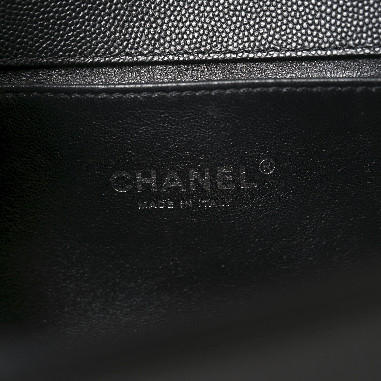 Chanel Caviar Quilted Medium Boy Flap Black 6 of 10