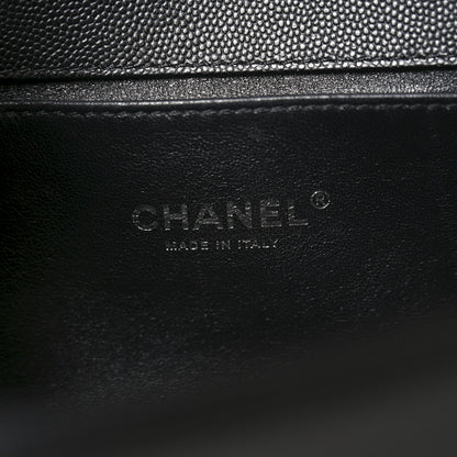 Chanel Caviar Quilted Medium Boy Flap Black 6 of 10