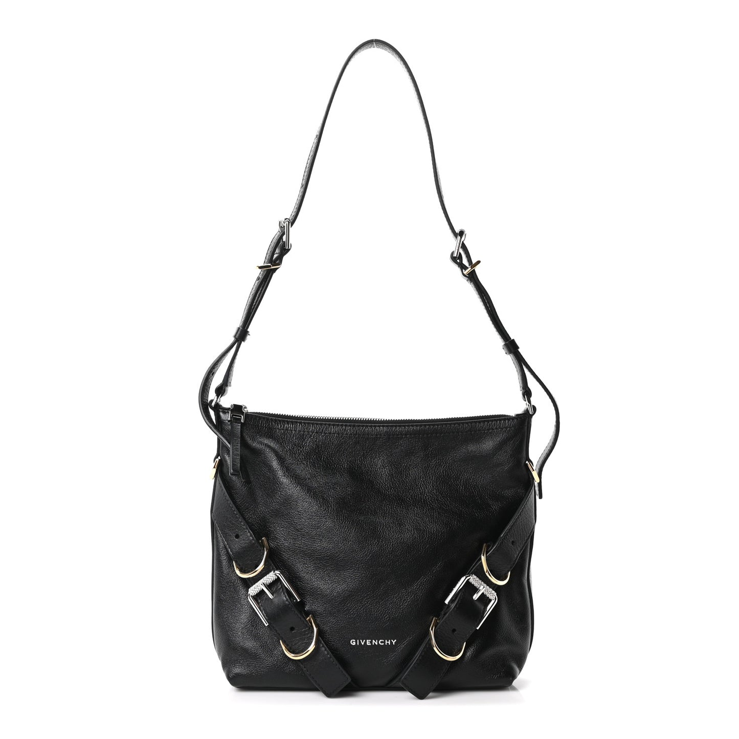 Calfskin Small Voyou Bag Black