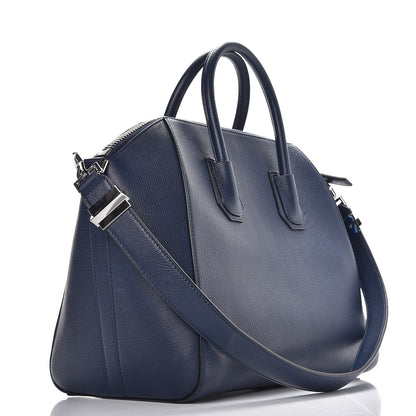 Givenchy Sugar Goatskin Medium Antigona Deep Blue 4 of 9