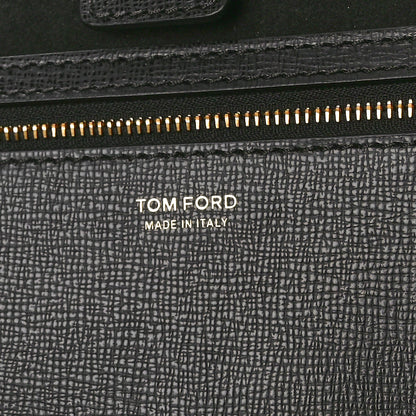 Tom Ford Saffiano Large T Tote Black 6 of 9