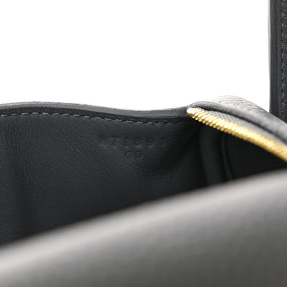 Hermes Taurillon Clemence Mini Lindy 20 Ardoise 7 of 11