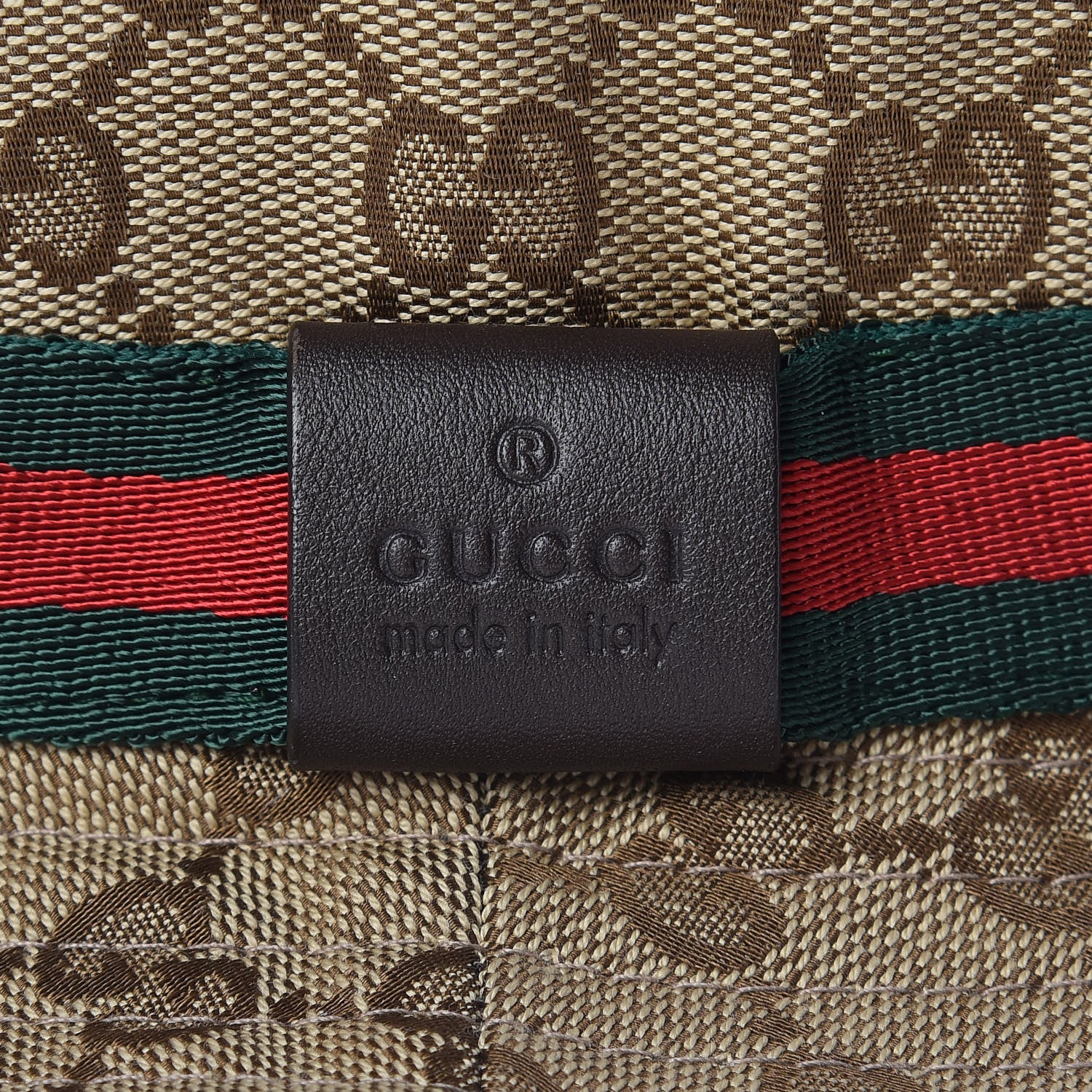 Gucci Monogram Web Bucket Hat M Brown 5 of 7