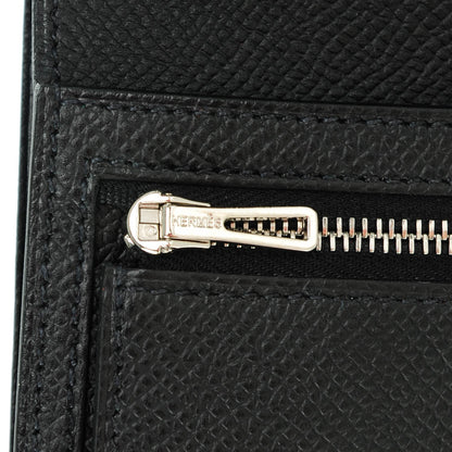 Hermes Epsom Bearn Compact Wallet Black 9 of 10
