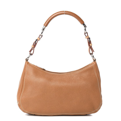 Prada Vitello Daino Shoulder Bag Naturale 1 of 11