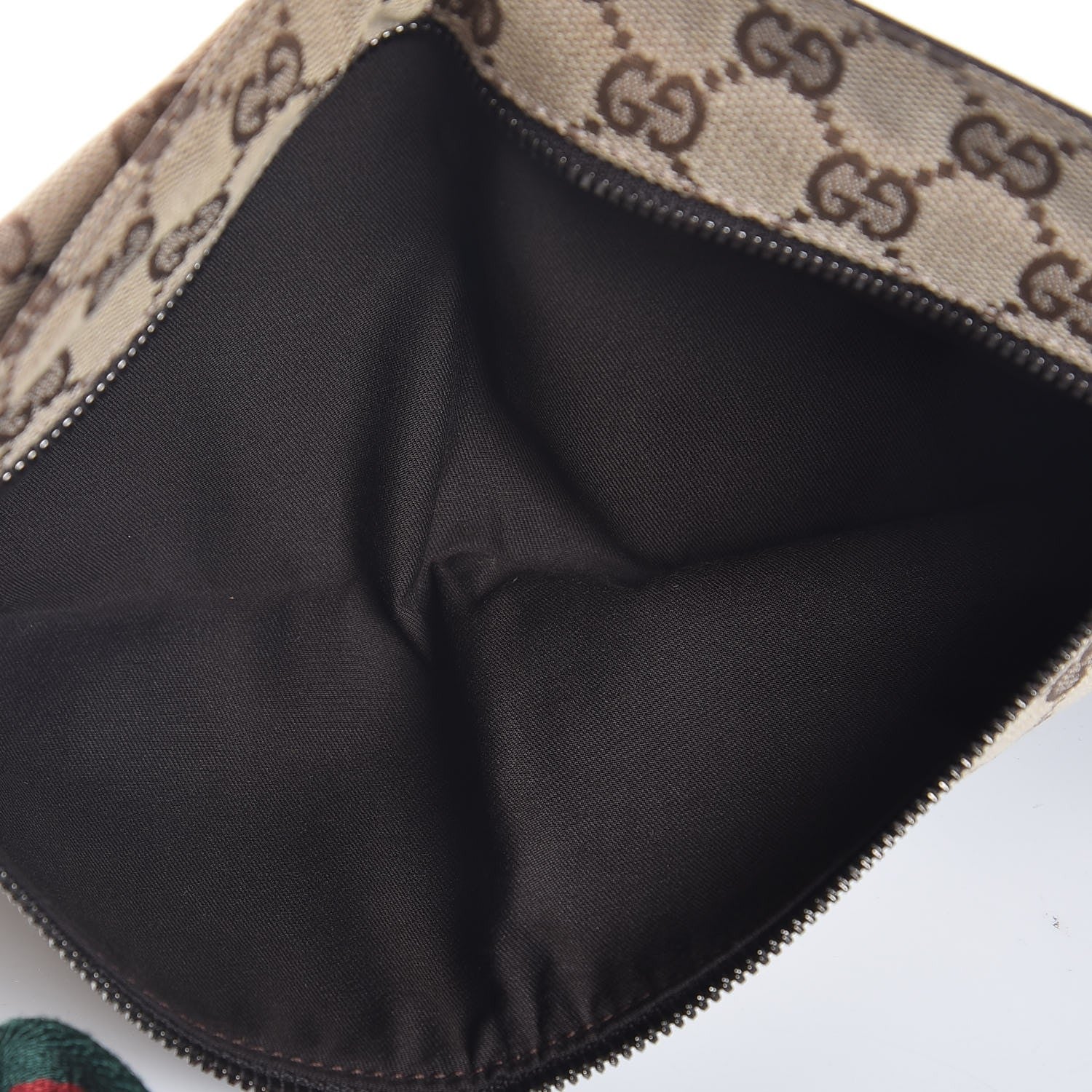 Gucci Monogram Web Belt Bag Dark Brown 5 of 9