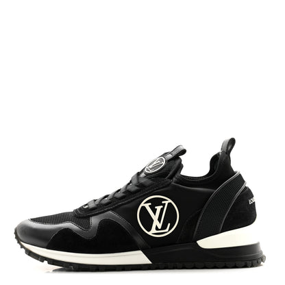 Louis Vuitton Calfskin Run Away Sneakers 37.5 Black 1 of 10