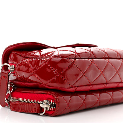 Chanel Patent Brilliant Mini Flap WOC Bag Red 10 of 12
