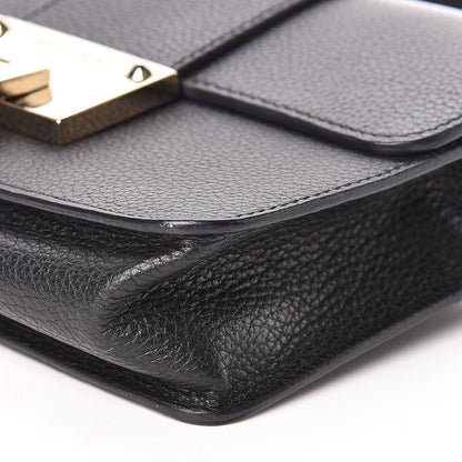 Jimmy Choo Grainy Pebbled Rebel Crossbody Bag Black 11 of 12