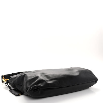 Miu Miu Soft Calf Cloud Hobo Black 4 of 9