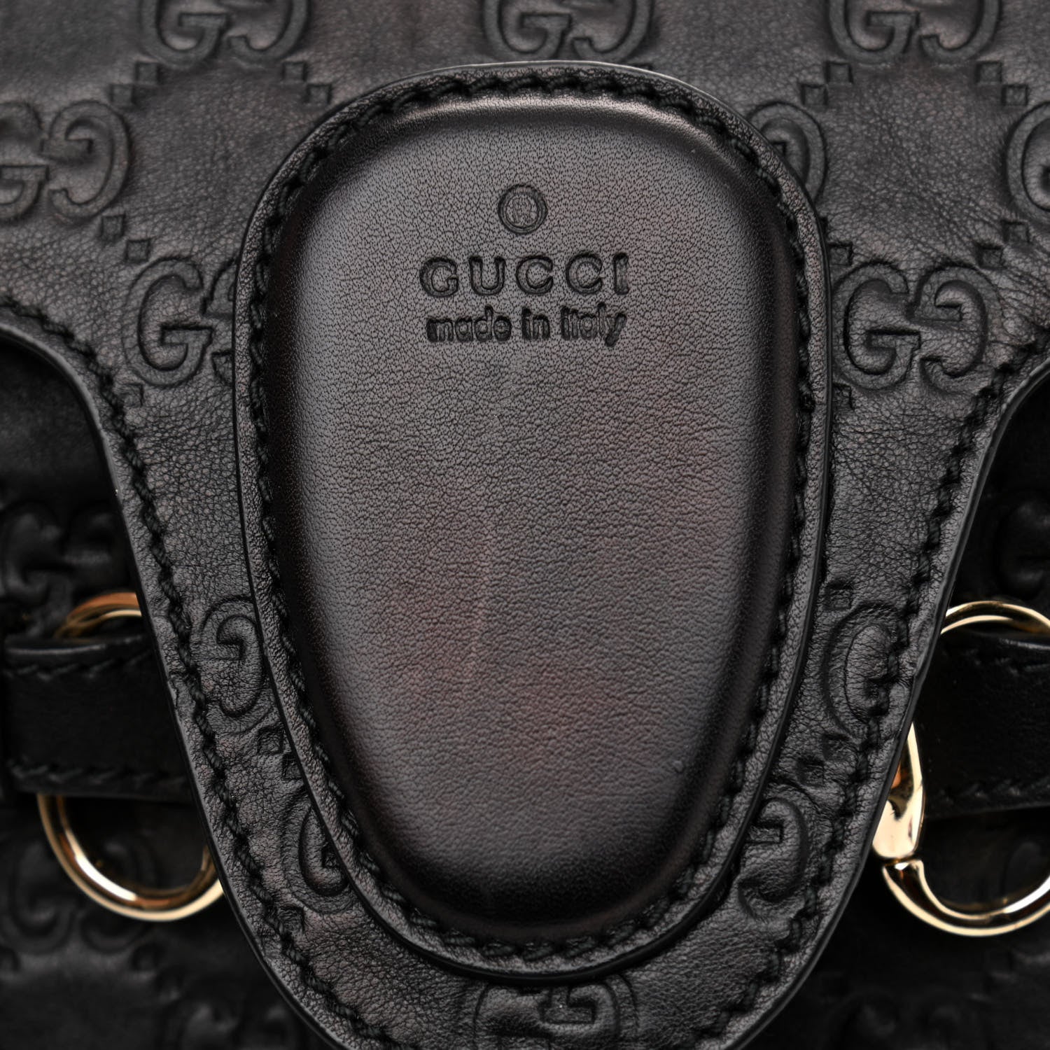 Gucci Guccissima Medium Emily Hobo Black 13 of 18