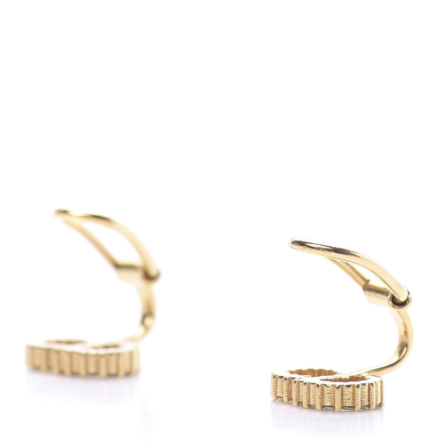 Christian Dior Crystal Clair D Lune Clip On Earrings Gold 3 of 4