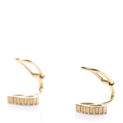 Christian Dior Crystal Clair D Lune Clip On Earrings Gold 3 of 4