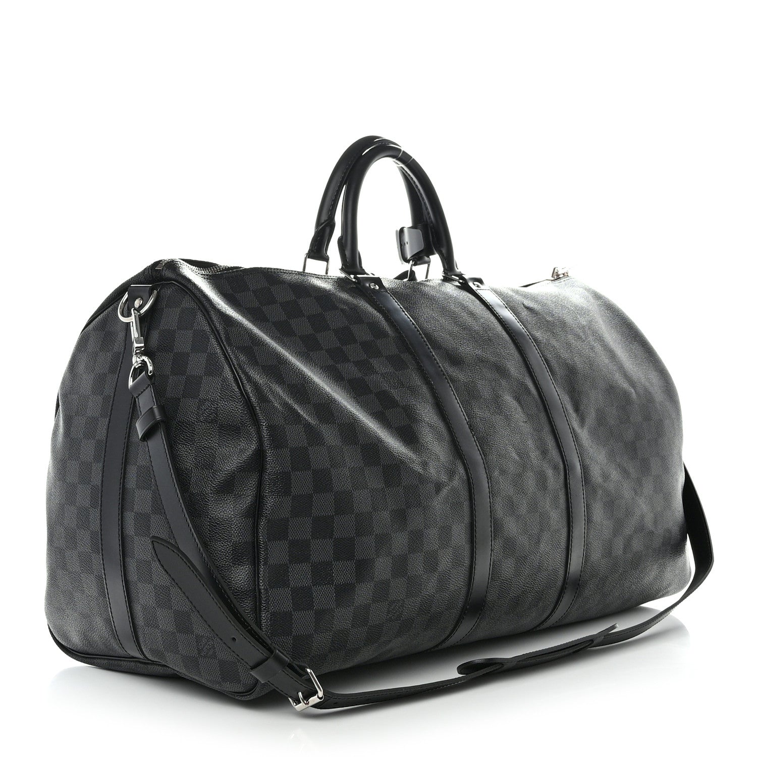 Louis Vuitton Damier Graphite Keepall Bandouliere 55 2 of 12