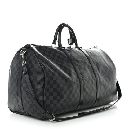 Louis Vuitton Damier Graphite Keepall Bandouliere 55 2 of 12