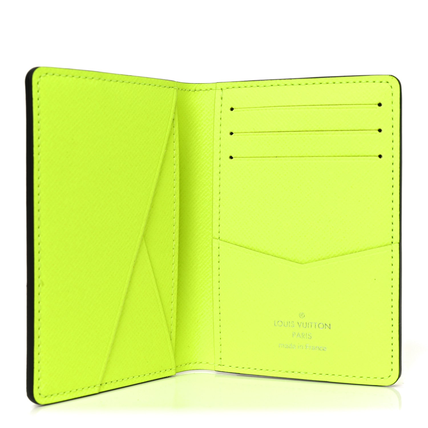 Louis Vuitton Taigarama Pocket Organizer Neon Yellow 5 of 7