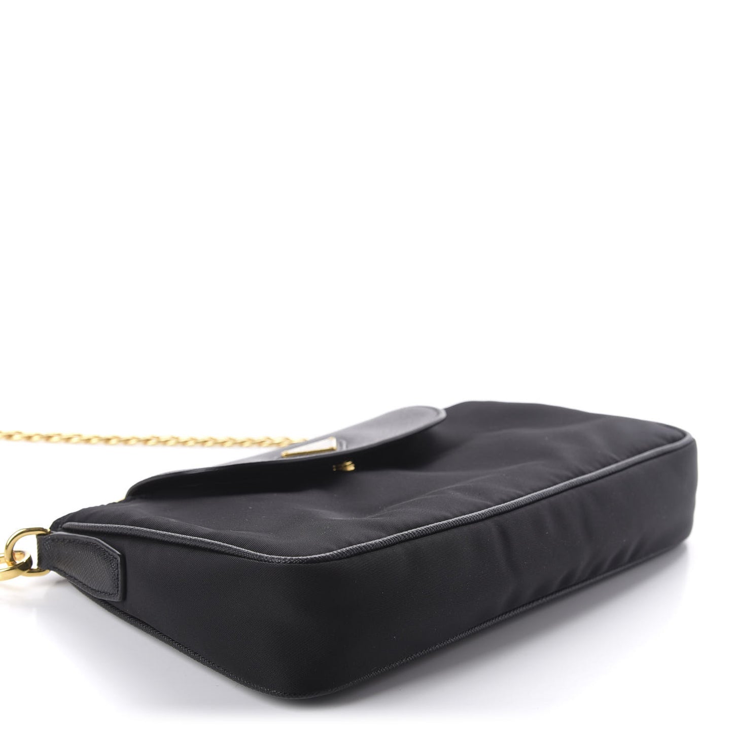 Tessuto Nylon Saffiano Crossbody Bag Black