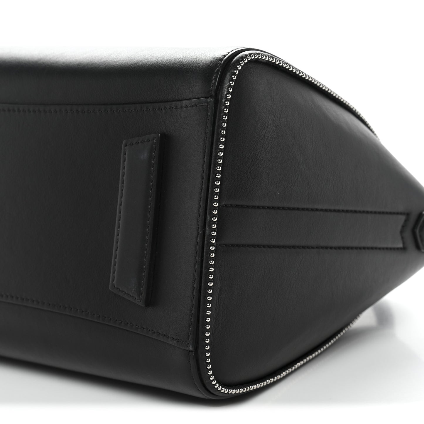 Calfskin Small Studded Antigona Black