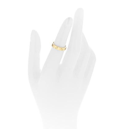 Cartier 18K Yellow Gold 3.5mm LOVE Wedding Band Ring 48 4.5 2 of 4