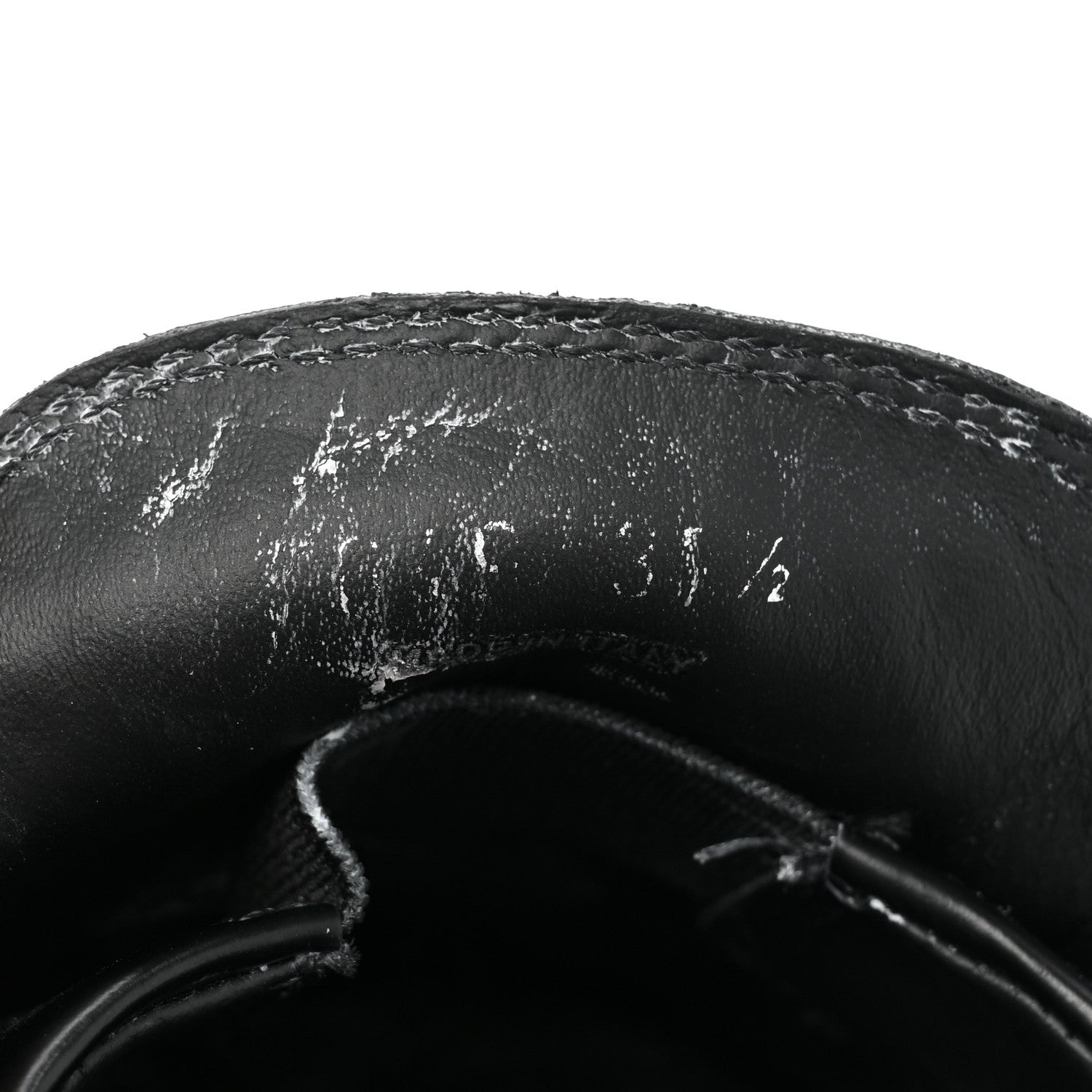 Prada Spazzolato Rois Metal Triangle Logo Monolith 55mm Loafers 37.5 Black 17 of 23