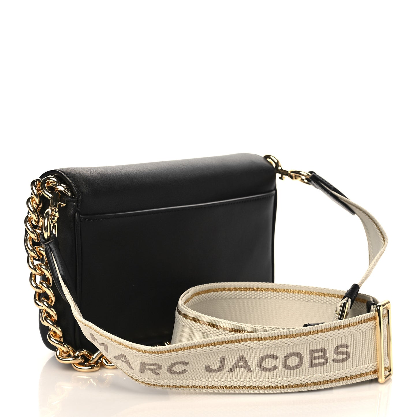 Calfskin The J Marc Shoulder Bag Black