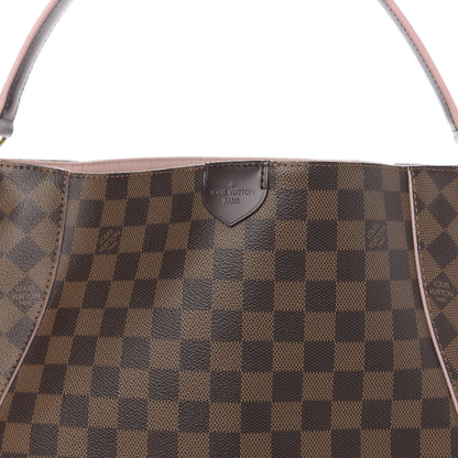 Louis Vuitton Damier Ebene Caissa Hobo Rose Ballerine 9 of 9