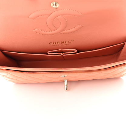 Chanel Lambskin Quilted Medium Double Flap Pink 4 of 10