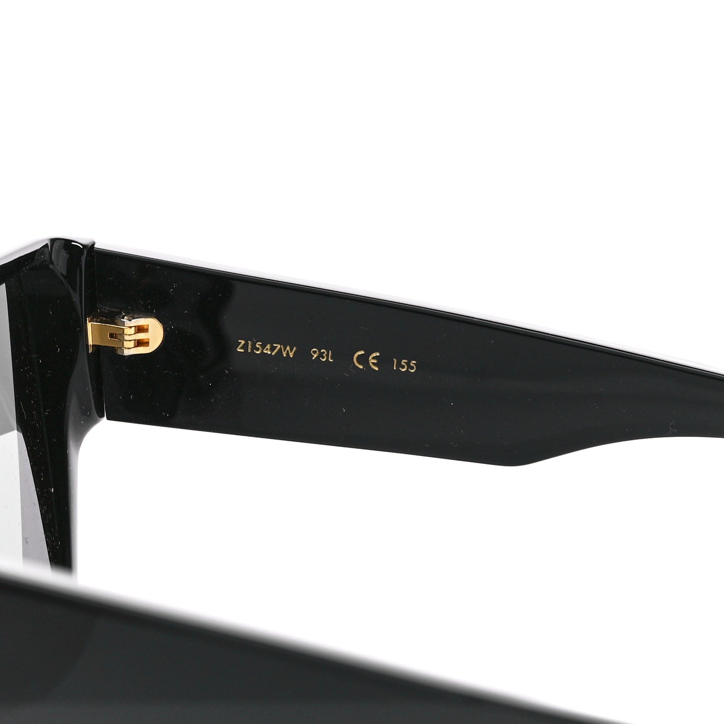 Acetate Swarovski Crystal Cyclone Sunglasses Z1547W Black