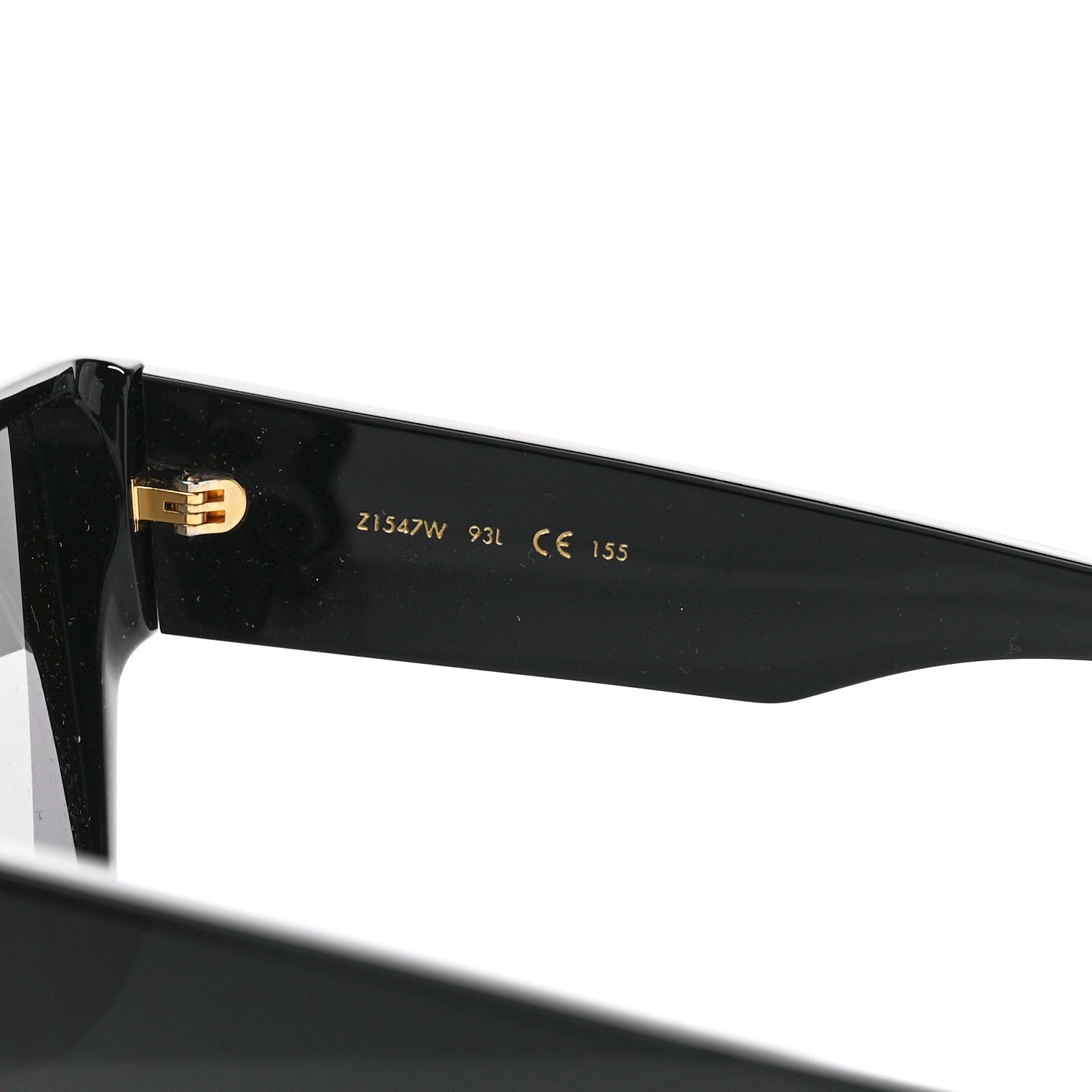 Louis Vuitton Acetate Swarovski Crystal Cyclone Sunglasses Z1547W Black 6 of 8