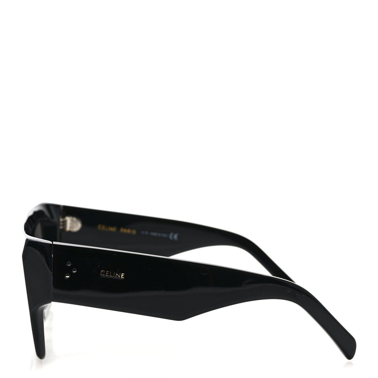 Celine Rectangular Sunglasses CL400921 Black 3 of 7