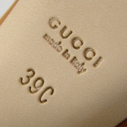 Gucci Leather Heart Tattoo Pumps 39.5 Tan 6 of 8