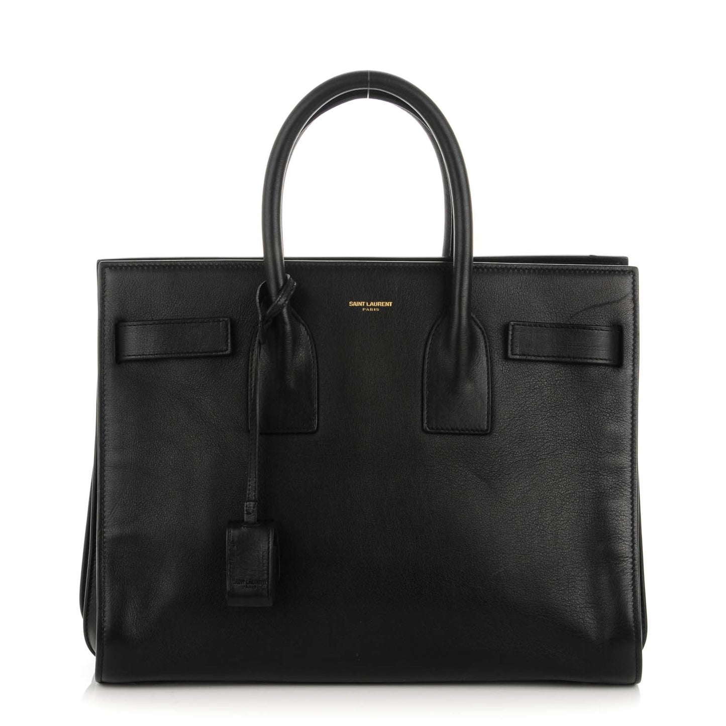 Smooth Calfskin Small Sac De Jour Black