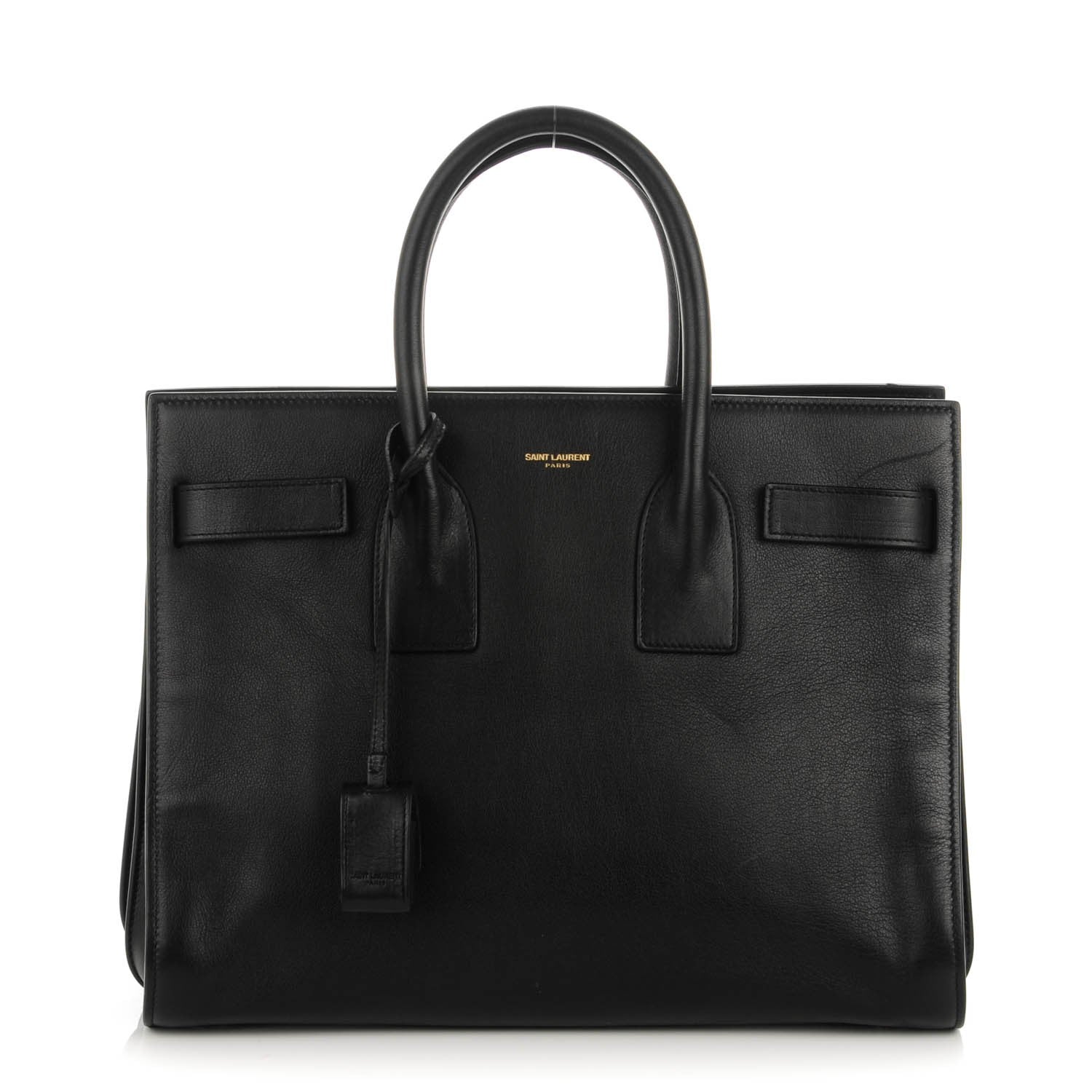 Saint Laurent Smooth Calfskin Small Sac De Jour Black 1 of 7