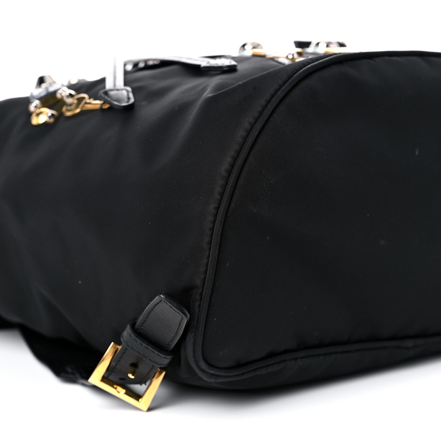 Prada Tessuto Nylon Robot Backpack Black Multicolor 6 of 12