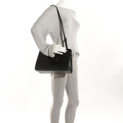 Saint Laurent Textured Leather Classic Small Cabas Y Bag Black 2 of 8