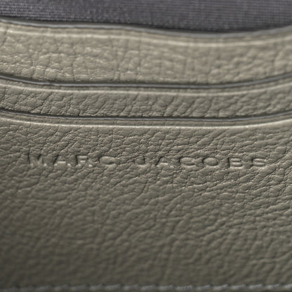 Marc Jacobs Grained Calfskin Quilted The Moto Shot 21 Bag Silver Sage 7 of 9