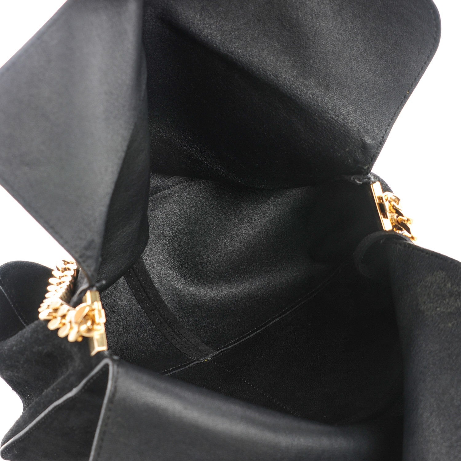 Celine Suede Small Gourmette Shoulder Bag Black 6 of 10