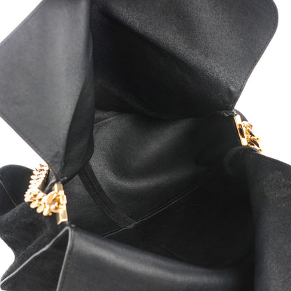 Celine Suede Small Gourmette Shoulder Bag Black 6 of 10