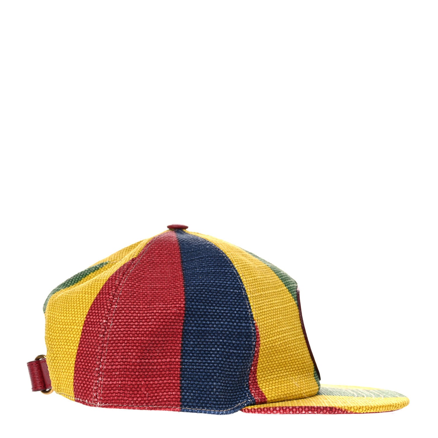 Gucci Canvas Marley Stripe Script Logo Patch Gucci 100 Baseball Hat L Multicolor 5 of 10