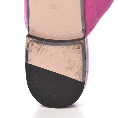 Gucci Velvet Marquise Crystals Womens Princetown Slippers 39.5 Malva Dark Malva 12 of 15