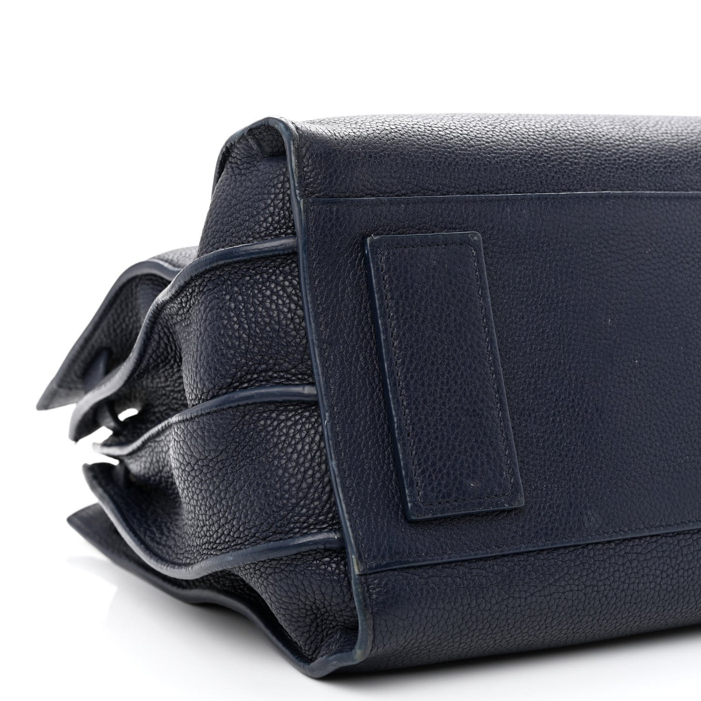 Grained Calfskin Small Supple Sac De Jour Navy
