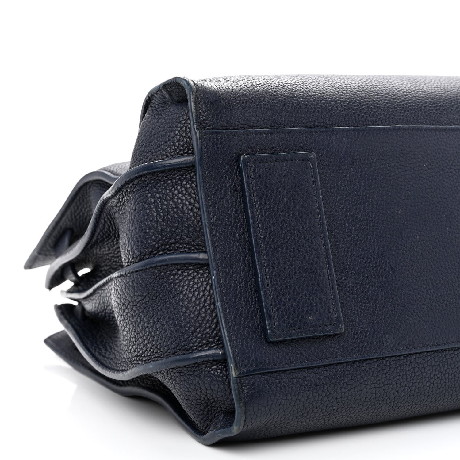 Saint Laurent Grained Calfskin Small Supple Sac De Jour Navy 8 of 16