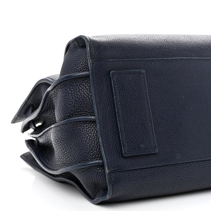 Saint Laurent Grained Calfskin Small Supple Sac De Jour Navy 8 of 16
