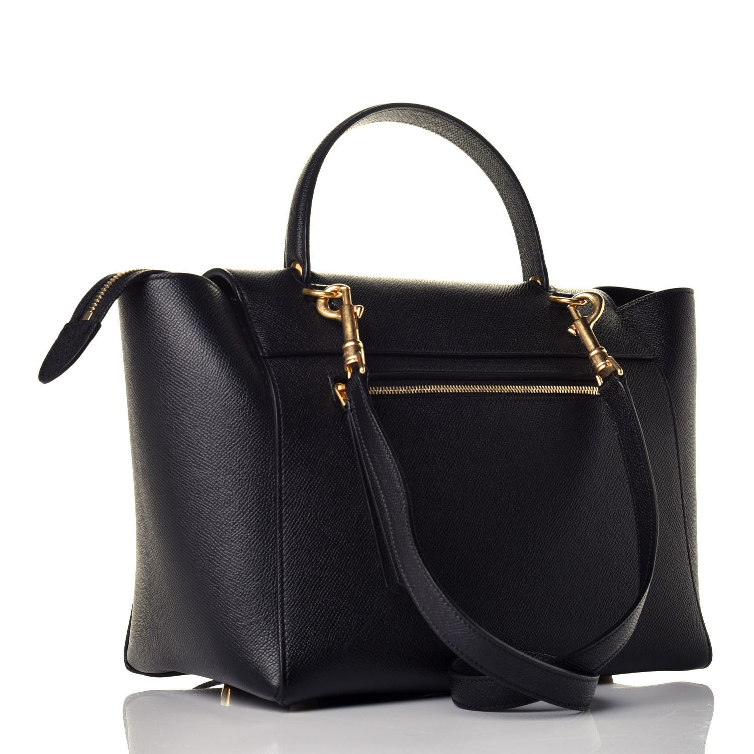 Celine Grained Calfskin Small Belt Bag Black 4 of 10