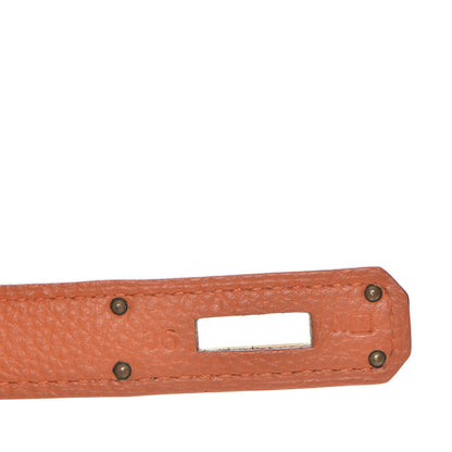 Hermes Togo Kelly Retourne 35 Orange 21 of 34