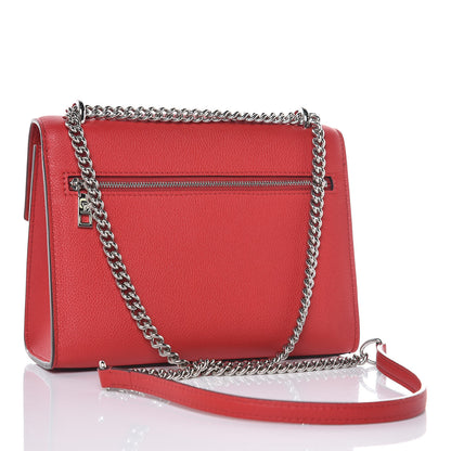 Louis Vuitton Soft Calfskin Mylockme Chain Bag BB Rubis 3 of 9