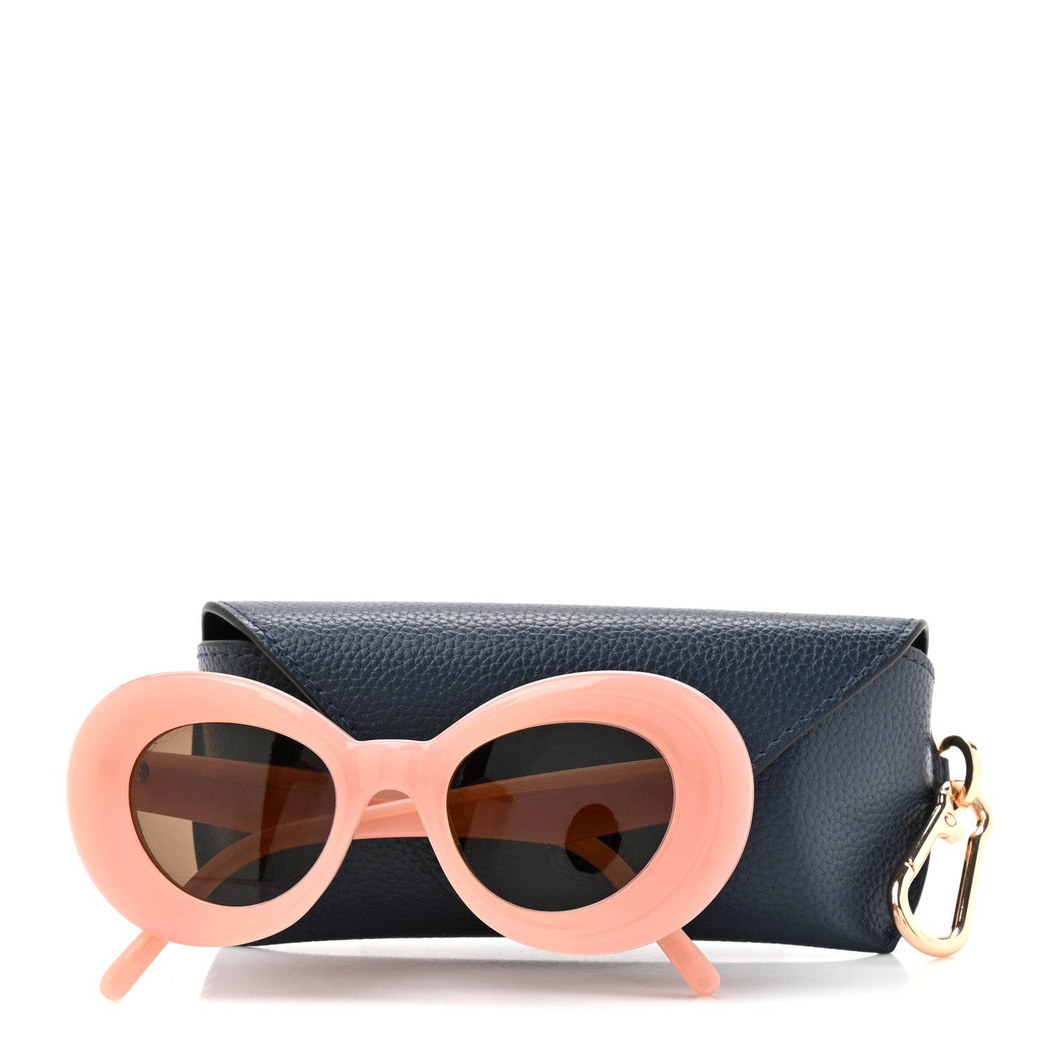 Loewe Acetate Curvy Round Sunglasses LW40112I Pink 7 of 7