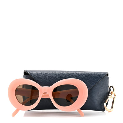 Loewe Acetate Curvy Round Sunglasses LW40112I Pink 7 of 7