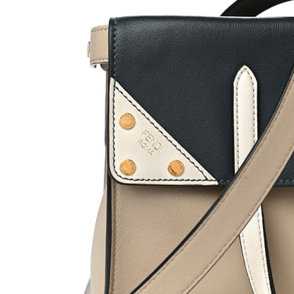 Fendi Vitello Grace FF 1974 Small Flip Tote Nuvola Notte Ice 6 of 11