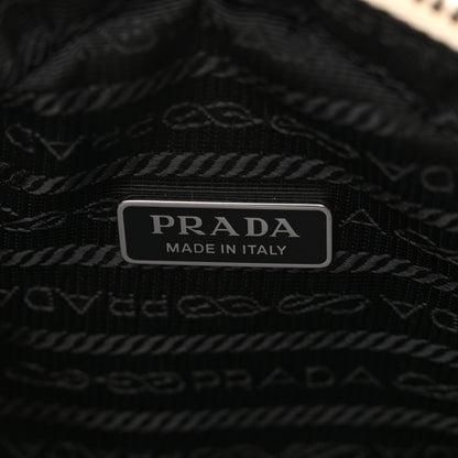 Prada Grace Lux Triangle Top Handle Shoulder Bag White 6 of 10